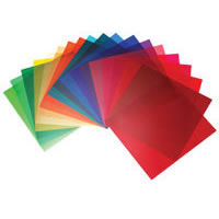 10 Colour Gels Set 21 cm
