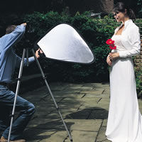 TriGrip Silver/White reflector