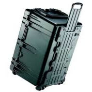 1660 Case Black w/Dividers w/Retractable Handle & Wheels