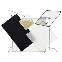 Pro Panel Kit 72x72, incl. bag Frame,B&Wcloth, 1/2 diff.cloth