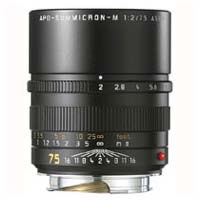 75mm f/2.0 ASPH APO-Summicron- M Black Lens (E49)