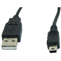 6' USB Cable A To Mini USB 5-Pin USB 2.0