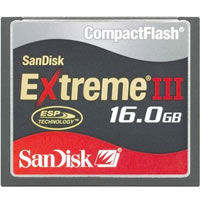 Extreme III 16GB CF card