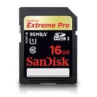 Sandisk Extreme Pro 16GB SDHC card