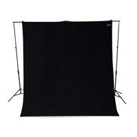 Westcott 9'x10' Rich Black Backdrop Wrinkle Resistant 133 Foldable