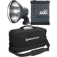 ELB 400 Hi-Sync "To Go" Set with 1x ELB400 1x Quadra HS head, 1x Bag