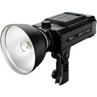 BRiHT-360 TTL Lithium-Ion Self Contained Flash Head with BR-120 Standard Reflector