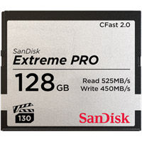 Sandisk Extreme Pro 512GB Cfast 2.0 Card 525MB/s read & 450MB/s