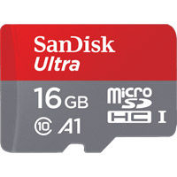 Ultra 16GB Micro SDHC A1 Class 10 Card, 98MB/s, 653x