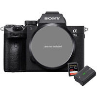 Alpha A7III Mirrorless Body w/ Extreme Pro 128GB SDXC UHS-I Card & NPFZ100 Battery