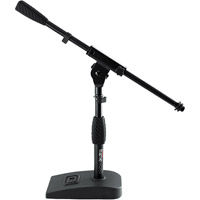 Short Microphone Stand with Single Section Boom and Twist Clutch