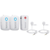 Blink 500 B2 3.5MM 2.4G Dual Channel Wireless Microphone ÙŒêTX+TX+RXÙŒë-Snow White