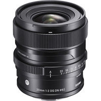 20mm f/2.0 DG DN Contemporary Lens for E Mount