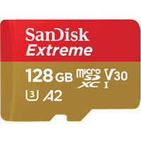 Sandisk Extreme Pro 128GB SDXC UHS-I U3 Class 10 V30 Card, 200MB/s