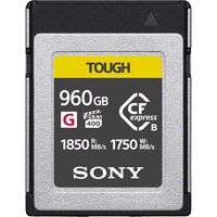 Sony 160GB CFexpress Type A Card, 800MB/s read & 700MB/s write 