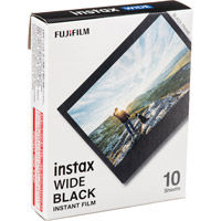 Instax Wide Film - Black Frame (10 Exposures)