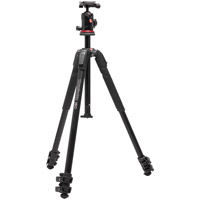 190X3 3-Section Photo AS Aluminum Tripod Kit with 496 Center Ball Head