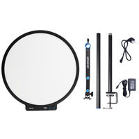 Verge Max Bi-Color Round LED Light Panel (Charcoal)