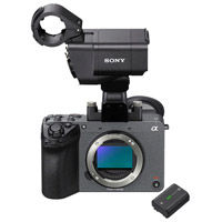 FX2 Full-frame Cinema Camera (Body Only) w/ XLR Handle Bundle w/ NPZ100 Battery