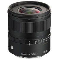 15mm f/1.4 DC Contemporary Lens for E Mount