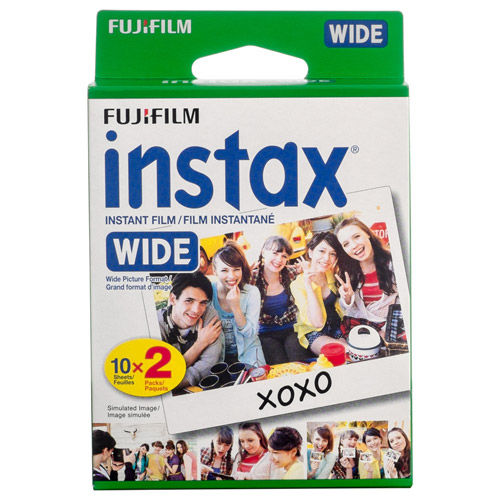 Instax Wide Film - Colour (2 Pack - 20 Exposures)