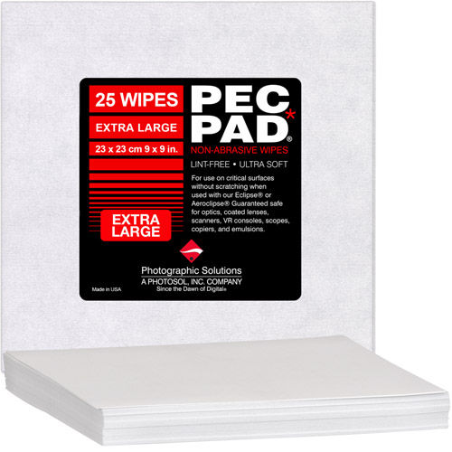 PECPAD Lintfree Photo Wipe 9x9 25 Sheets