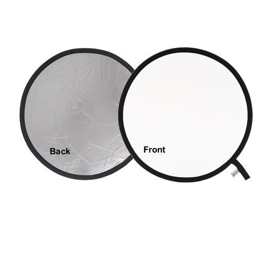 50cm Silver/White Reflector