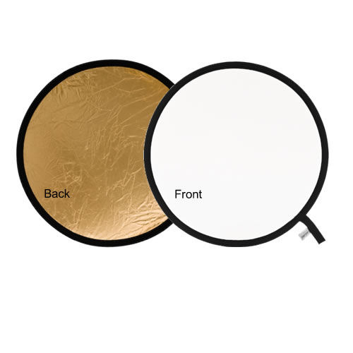 95cm gold/white reflector