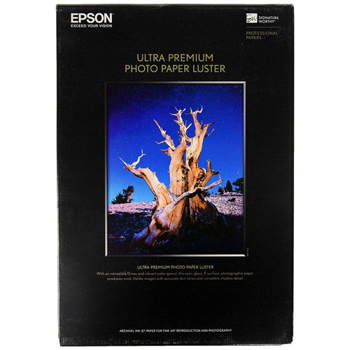 Epson Ultra Premium Luster Ultra-Premium Photo Paper (8.5x11), 250 Sheets  S041913