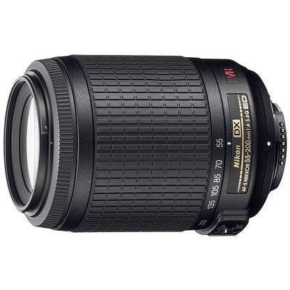 AF-S 55-200mm f/4.0-5.6 G VR DX IF-ED Telephoto Lens
