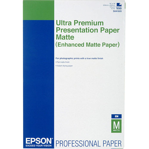 13"x19'' Enhanced Matte Paper 100 Sheets