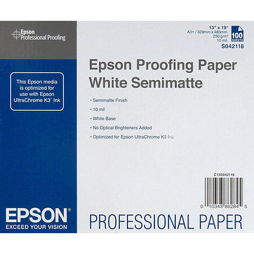 13"x19" Proofing Paper Semi- Matte Commercial - 100 Sheet
