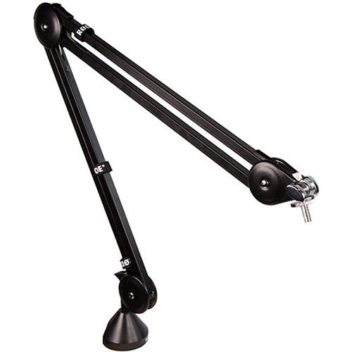 Studio Arm (Comes with desk clamp and permanent install adaptor) - Black