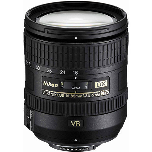 Nikon AF-S DX NIKKOR 16-85mm f/3.5-5.6 G ED VR Lens