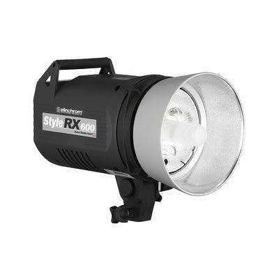 Style 600 RX Flash Head (120V) Dark Grey Housing With Skyport TX, RX Receiver, Umbrella Reflector