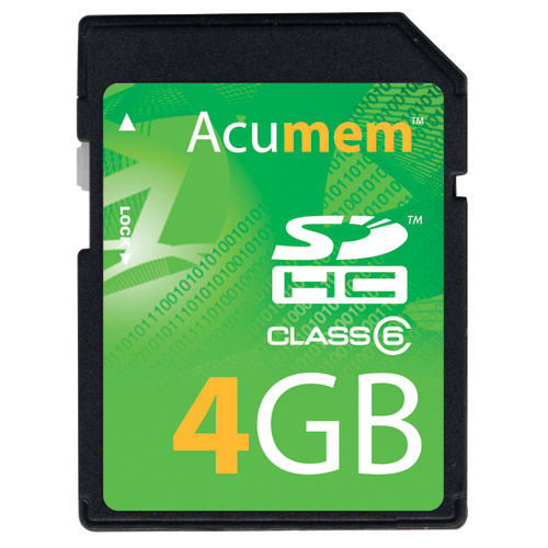4GB SDHC Pro Card (Class 6)