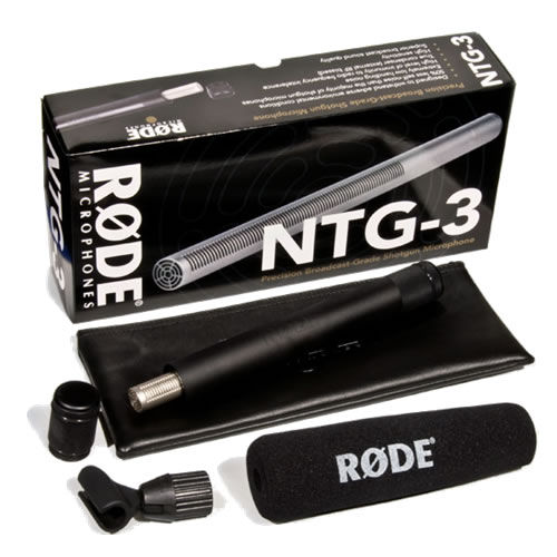 Rode NTG-3 Condenser Microphone Shotgun Precision Broadcast Grade