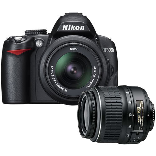D3000 Kit with AF-S 18-55mm f/3.5-5.6 G VR DX