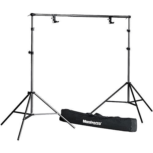 1314B 9' Background Kit  " N " 2 Stands, 2 Clamps, Tele Bar, and Bag