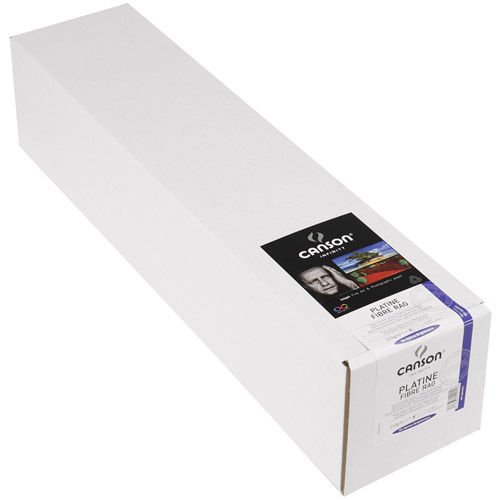 36" x 50' Infinity Platine Fibre Rag Satin - 310 gsm - Roll