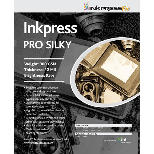 13" x 19" PRO Silky 300gsm 50 Sheets