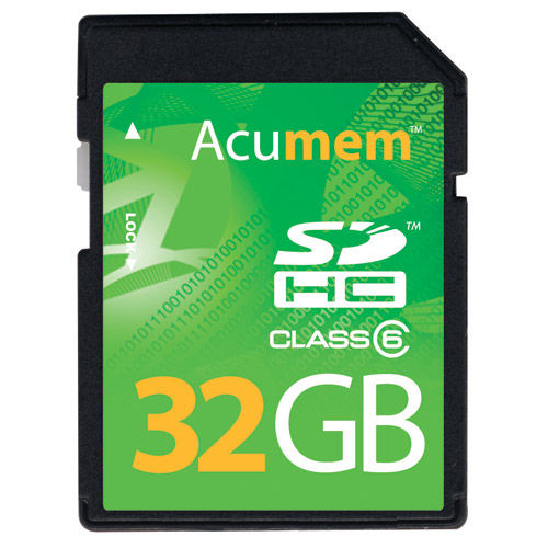 32GB SDHC card