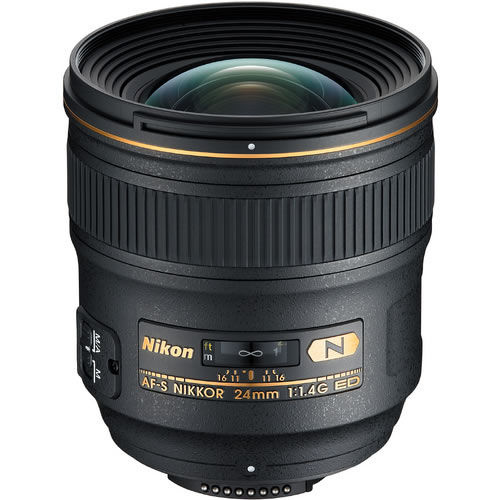 Nikon AF-s 24mm f/1.4G ED lens