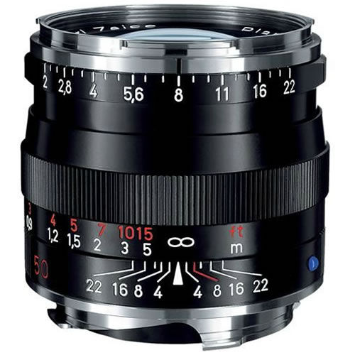 Zeiss Planar T* 50mm f/2.0 ZM Black