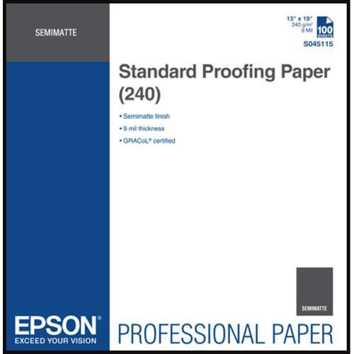 13" x 19" Proofing Paper Standard 240gsm 100 Sheets