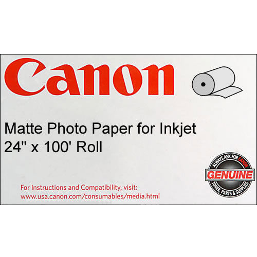 24"x100'  Matte Coated Paper 170gsm - Roll