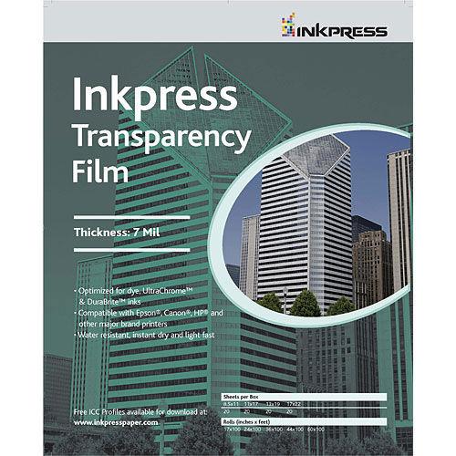 24" x 100' Transparency Film 7mil Roll