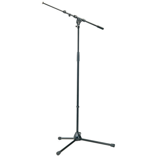 210/9-Black Mic Stand 201 A/2 w/ 211/1 Telescopic Boom Arm