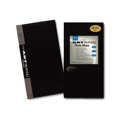 4 x 6 - 3 Art Profolio Photo Album includes protective sleeves and CD/DVD holder (7.125 x 13.3