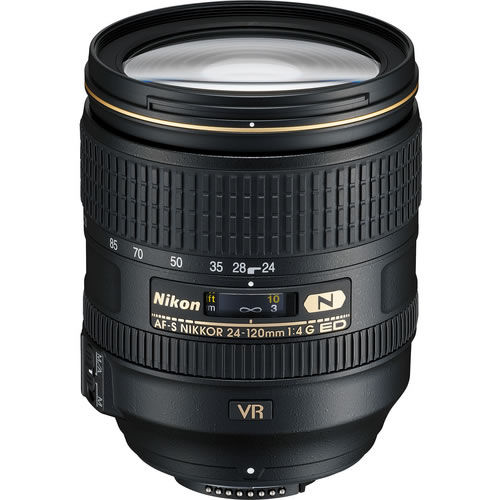 Nikon AF-S NIKKOR 24-120mm f/4.0 G ED VR Lens